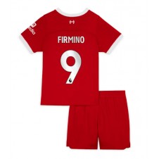 Liverpool Roberto Firmino #9 Hjemmedraktsett Barn 2023-24 Kortermet (+ korte bukser)